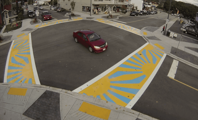 Sechelt Pictograph Crosswalk: shíshálh Nation Origin Story by Artist Dionne Paul