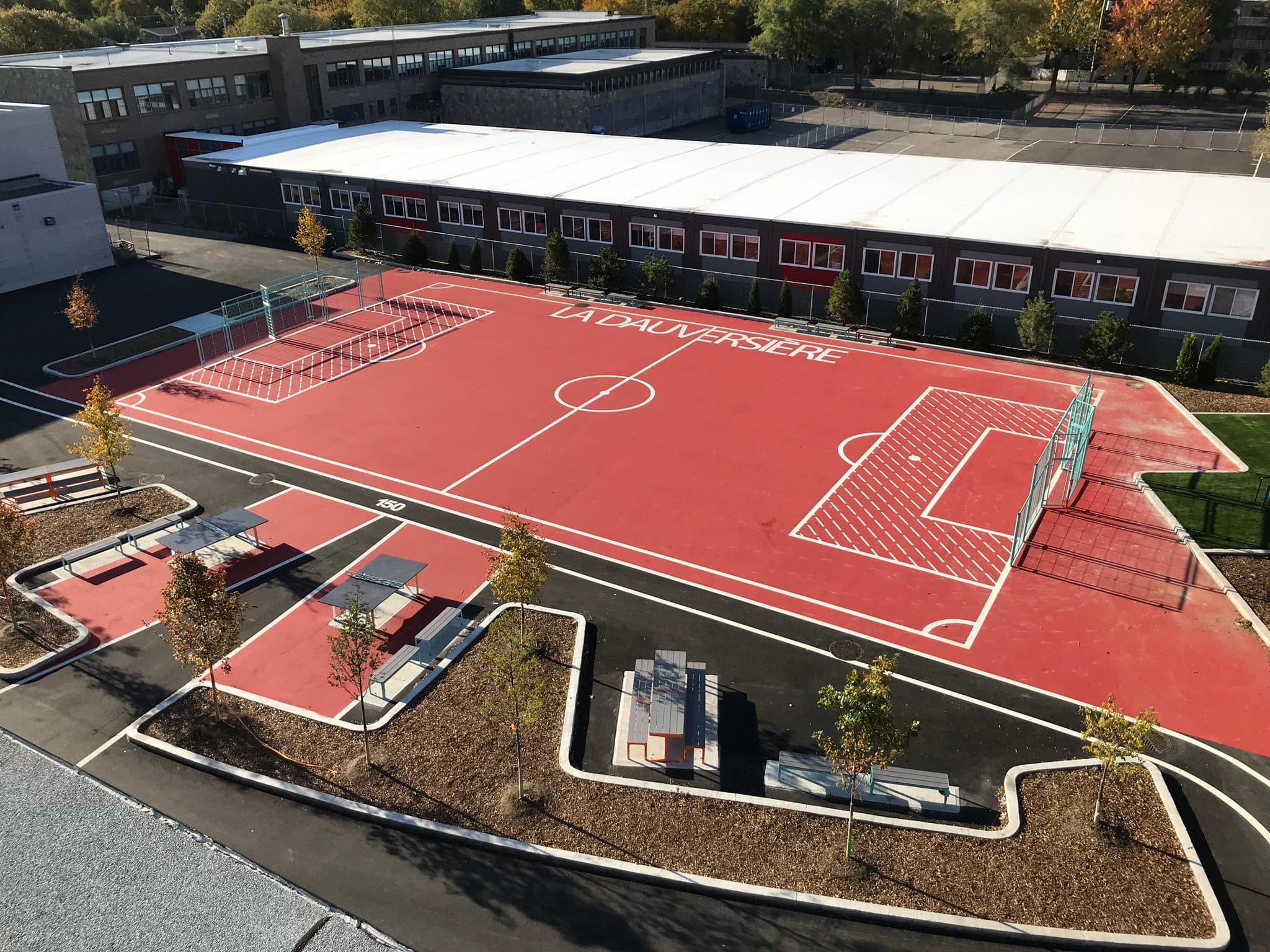 Schools & sports courts: gallery of Square One installations