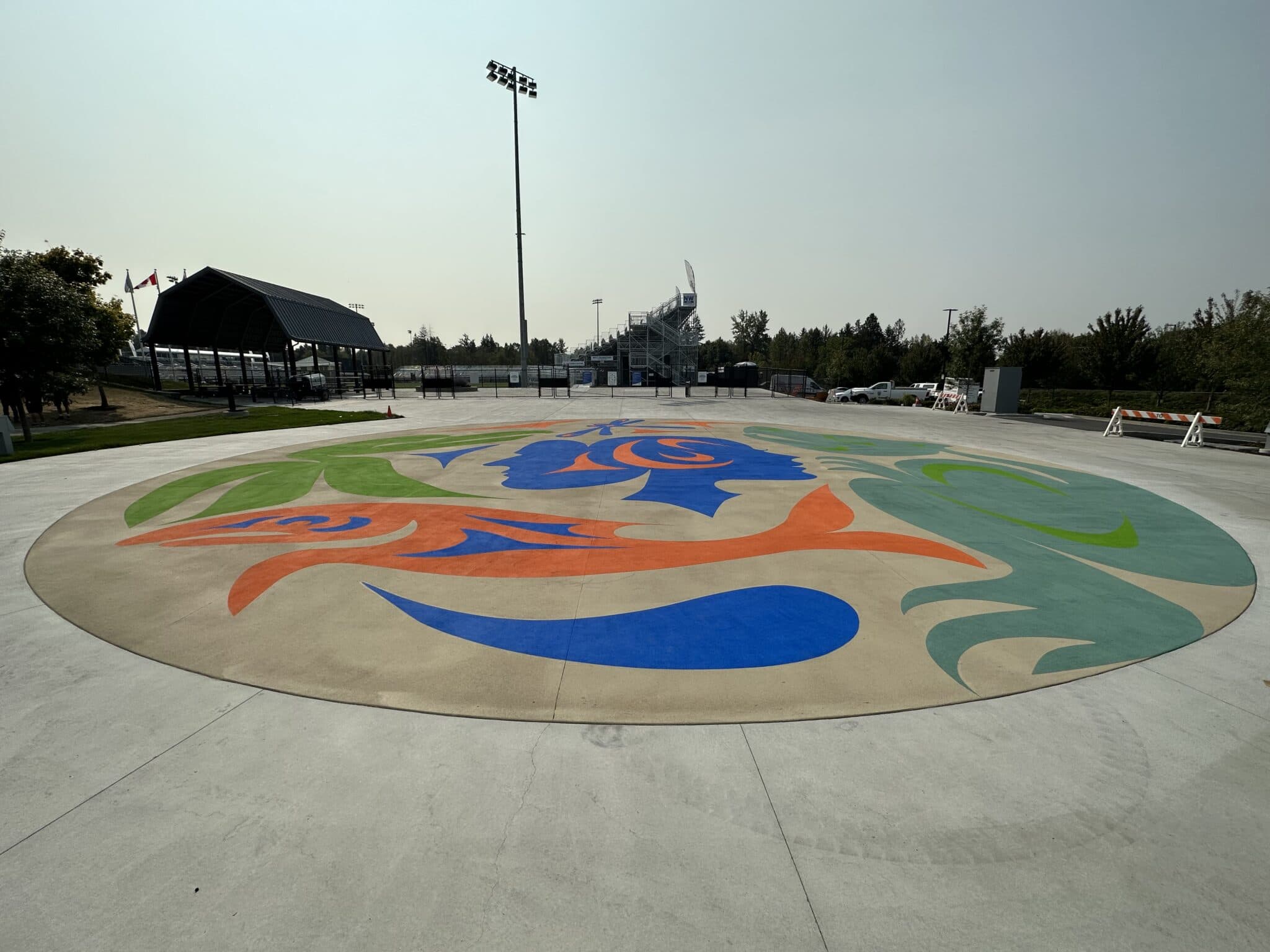 Circle of Life — Langley Events Centre — StreetBond installed by Square One in Langley, BC