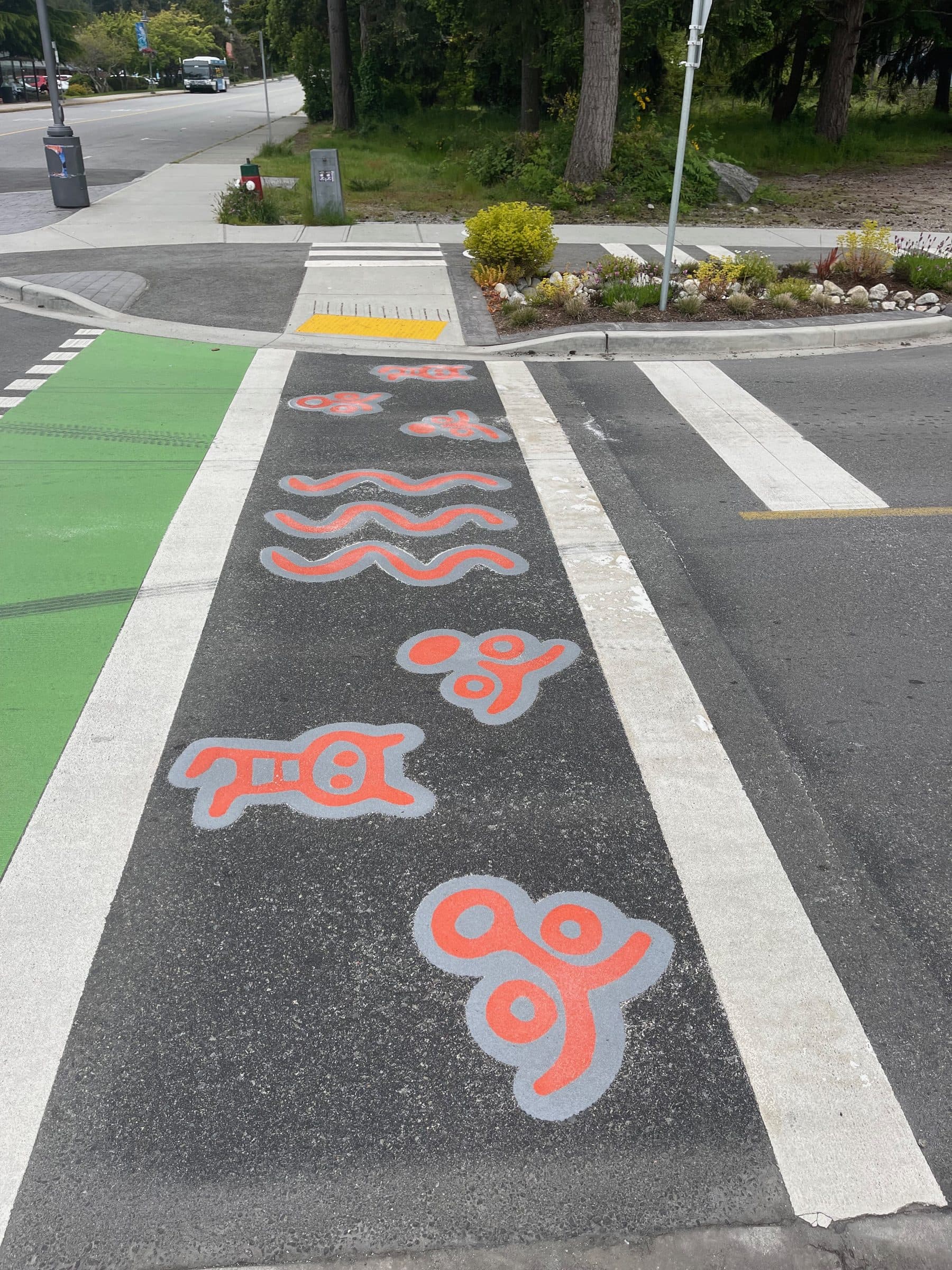 Bike lanes, gallery of Square One installations