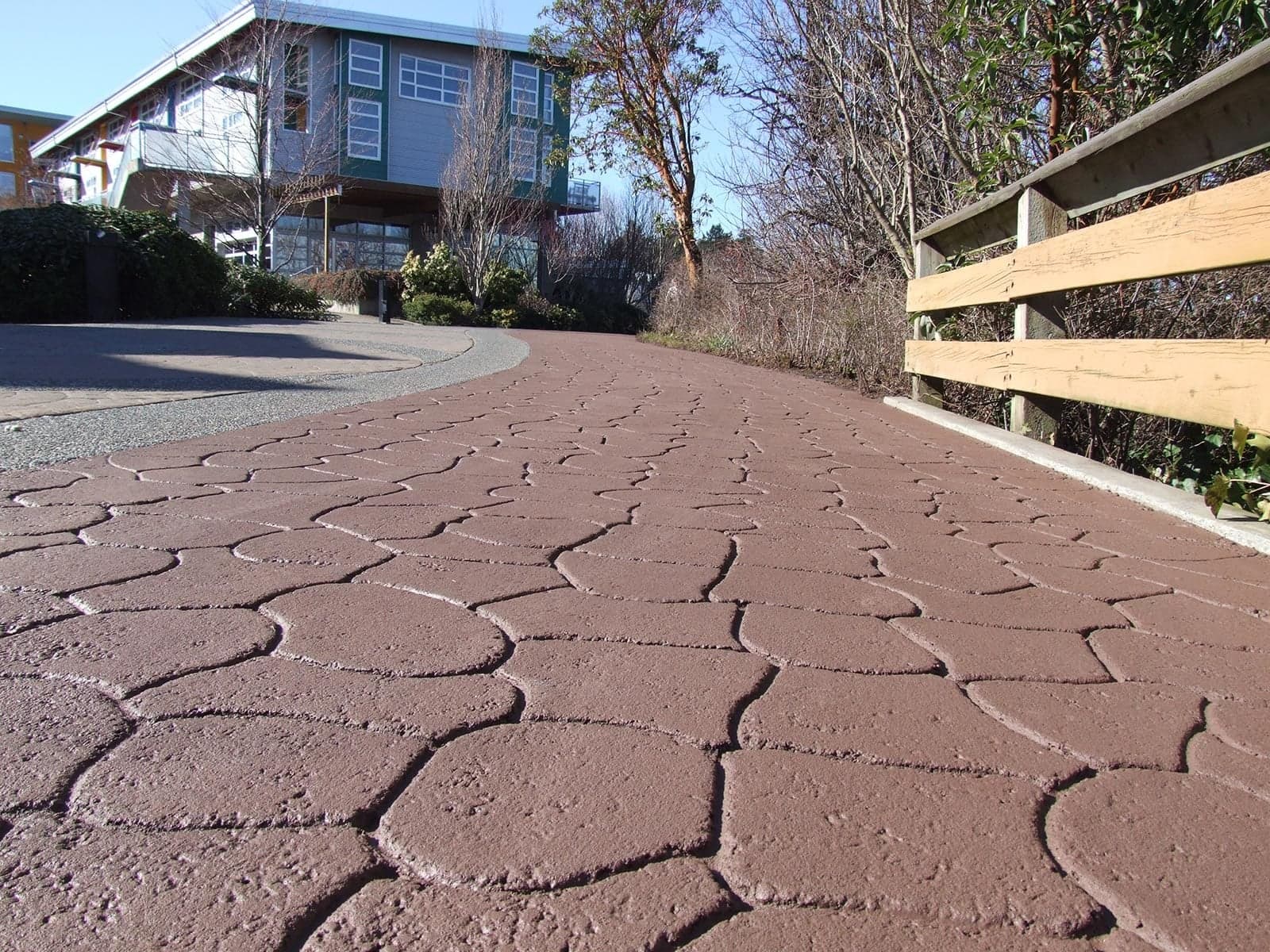 British Cobble StreetPrint walkway at Ellis Point, Victoria