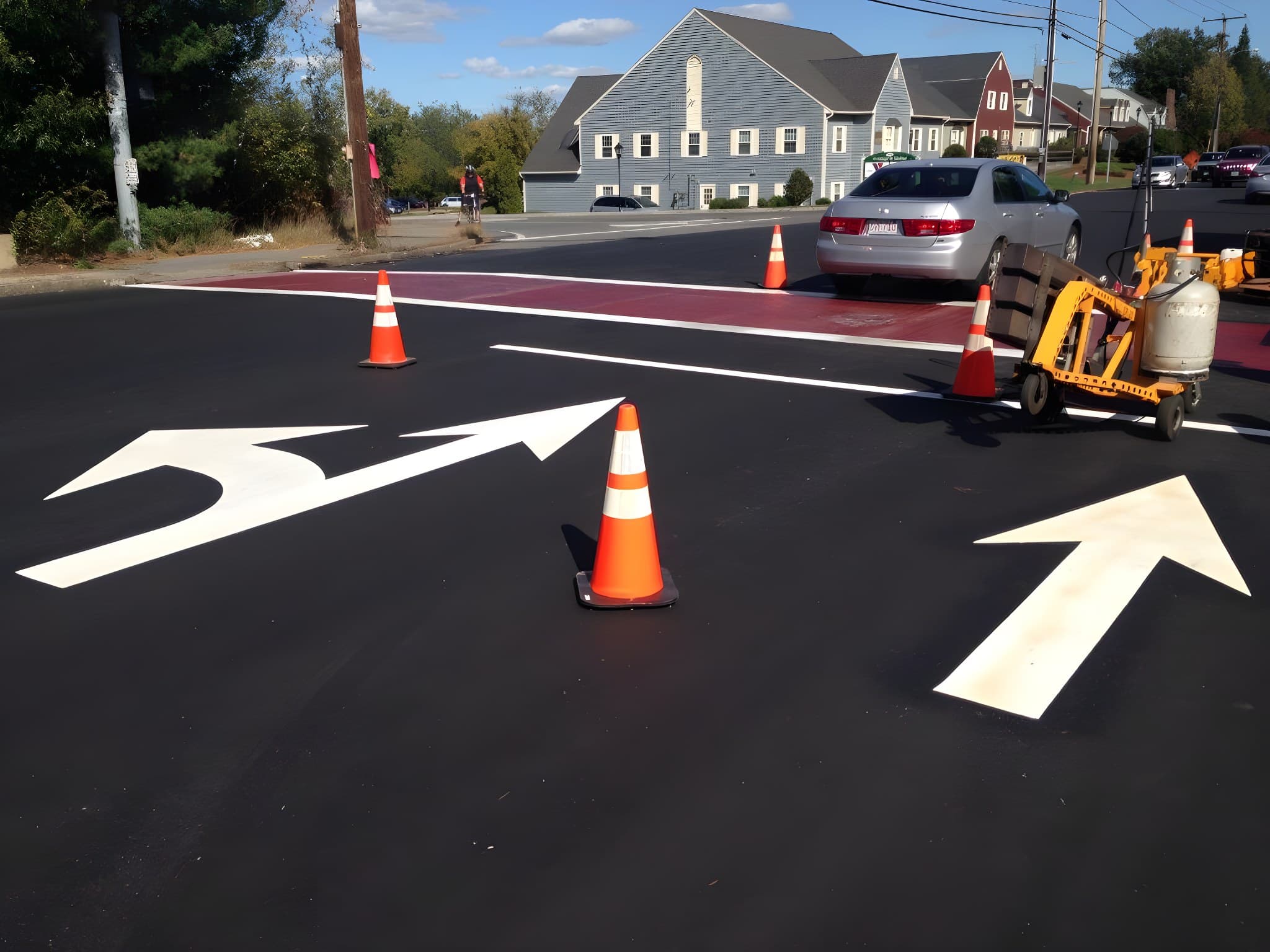 PreMark reference photograph — Arrows Installation Intersection