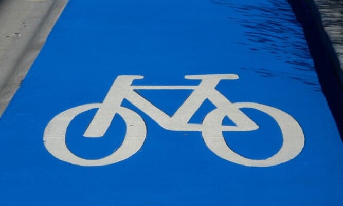 PreMark reference photograph — Richmond Blue Bike Lane