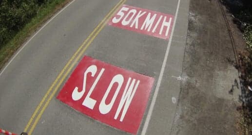 PreMark reference photograph — Traffic Calming Device