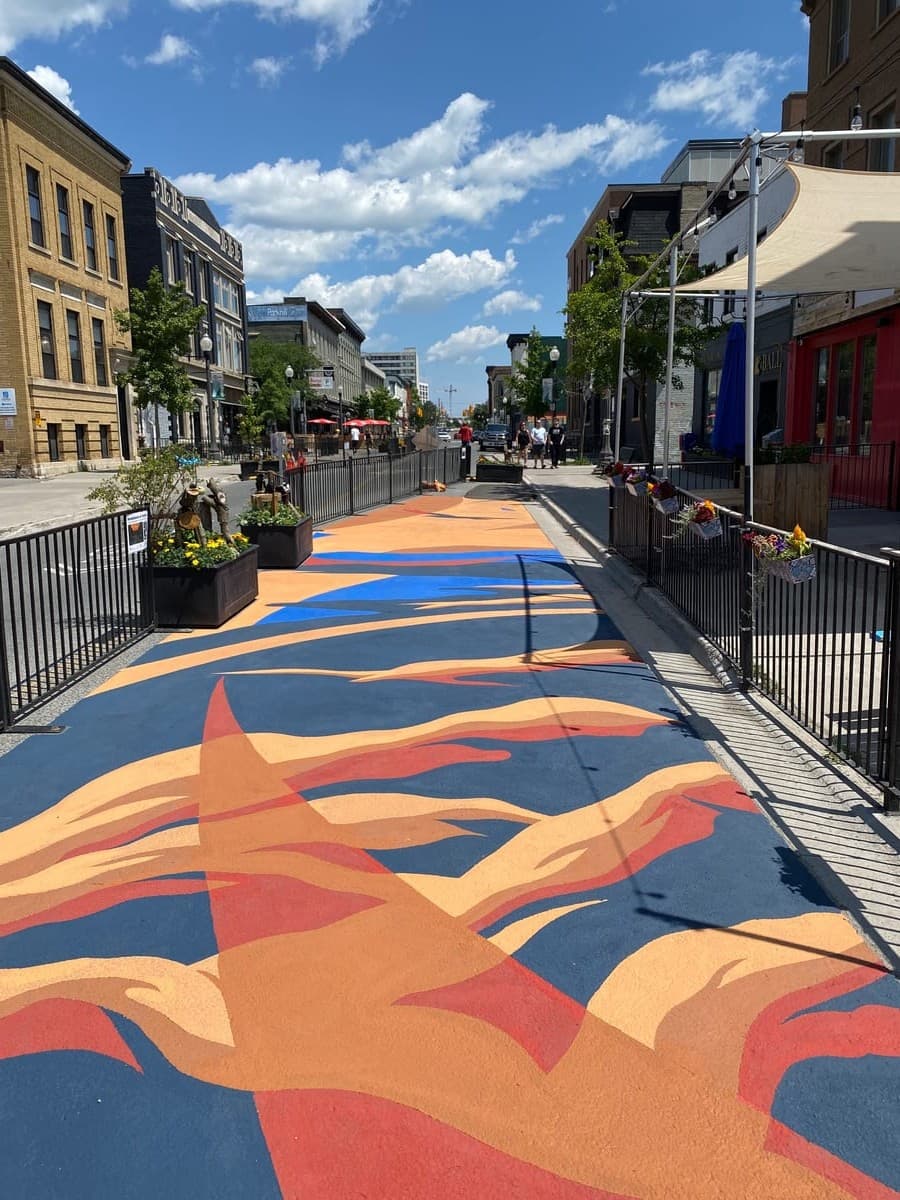 StreetBond reference photograph — Coloured Plaza Art Mural